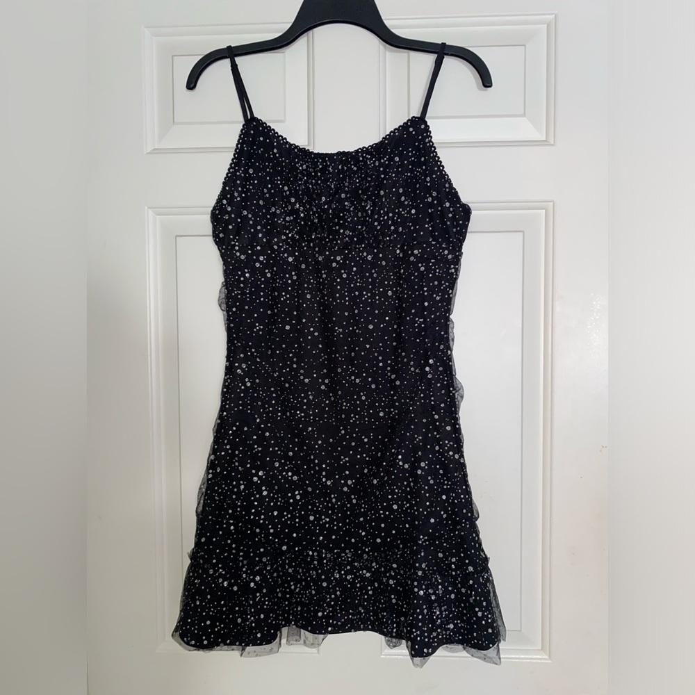 Altar’d State Black Shimmer Dress